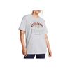 Under Armour Comfortable Loose Fit Round Neck Short Sleeve T-Shirt Women tops Modern-Gray 1386853-012