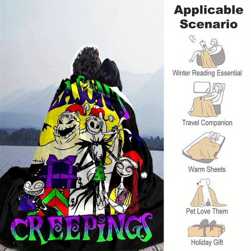 1pc, Season's Creepings: Cozy Home Decor Blankets Perfect for Bedroom, Living Room, Travel, Camping, Car