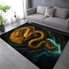 15 Sizes Golden Dragon with Moon Waterfall Print Carpet Rug for Living Room Bedroom Sofa Doormat Home Decor Non-slip Floor Mat