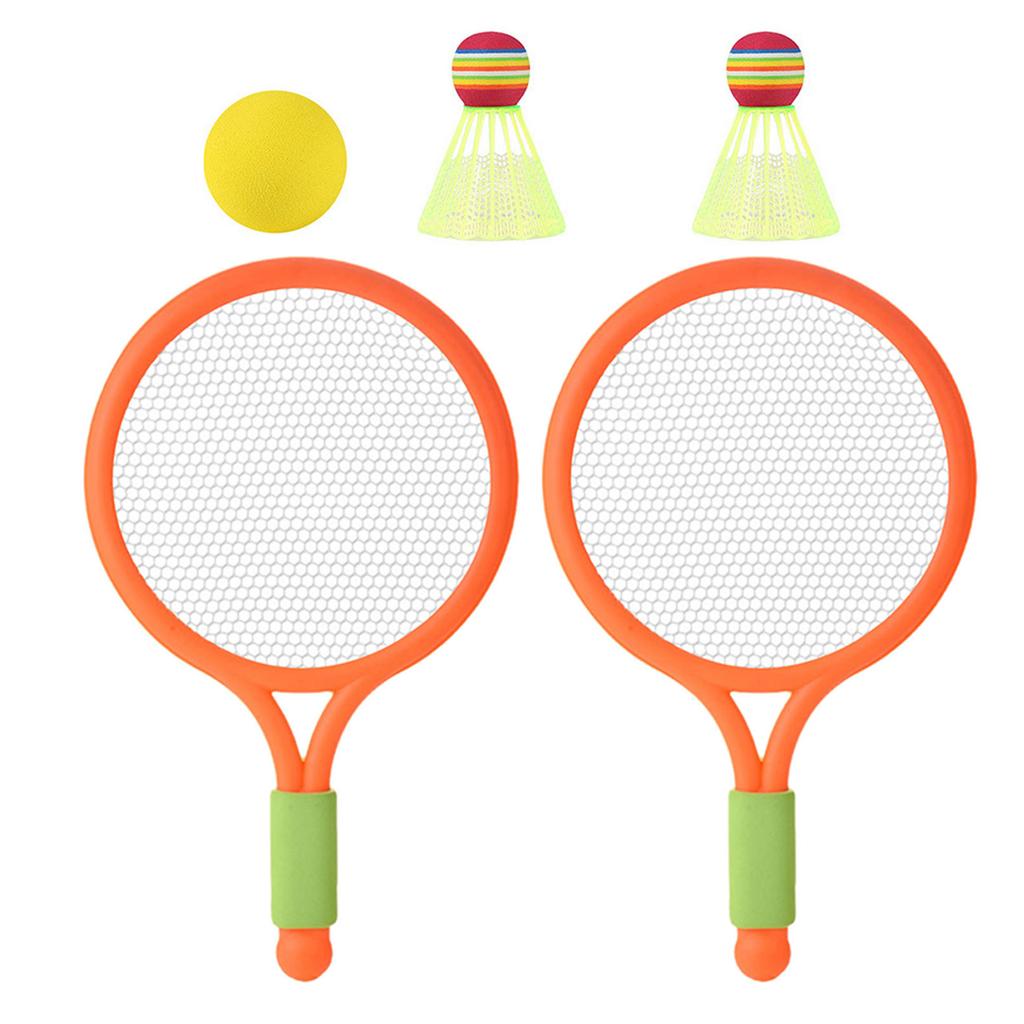 Racchette da tennis per bambini, set di racchette da tennis per bambini dai 2 ai 15 anni, racchetta da badminton con racchette da tennis e 2 volani