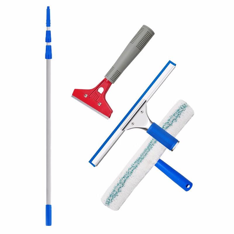 Lautee L-2021 Glass Cleaning Kit with 3.6m Extension Pole