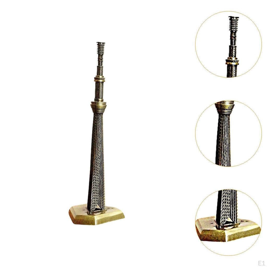 Tokyo Skytree Building 7.5 Inch Tower Alloy Ornament Architecture Model for Office