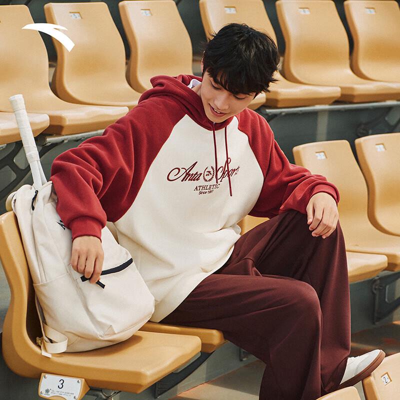 Anta Men's American Fleece Hooded Sweatshirt