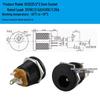 DC 5.5 X 2.5 Plug To 3.5MM Male and 2.1 Round Female Socket Wire Connector