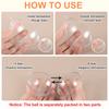 5/6/10/12pcs Clear Plastic Fillable Ornaments Clear Acrylic Ornaments Hanging Balls with164ft Wire DIY Christmas Ornament Decor