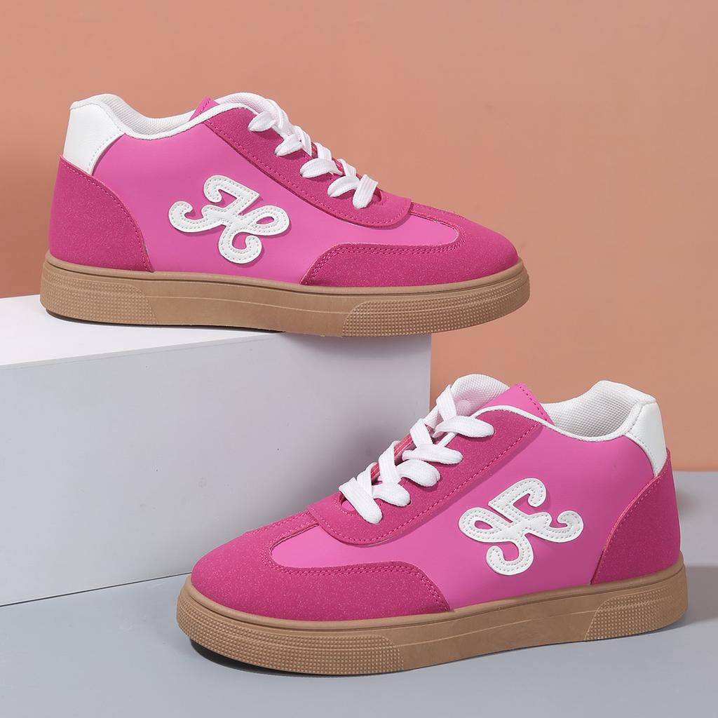 Fashion Women's Lightweight Sports Shoes - All Season, Breathable Synthetic Leather Upper, Fitness Running, Daily Casual Lace Up Shoes