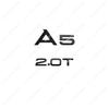Glossy Black 3D Letters Emblem For A5 Series 2.0T TDI TFSI 35TFSI 40TFSI 45TFSI 2.0TDI 3.0TDI NGHXDR0 Car Trunk Logo Sticker Accessories