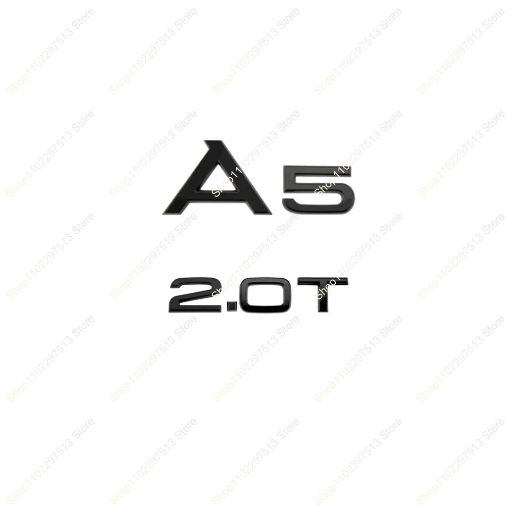 Glossy Black 3D Letters Emblem For A5 Series 2.0T TDI TFSI 35TFSI 40TFSI 45TFSI 2.0TDI 3.0TDI NGHXDR0 Car Trunk Logo Sticker Accessories