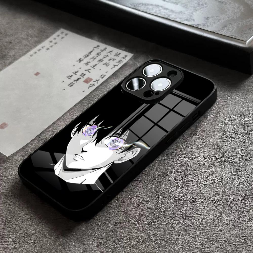Blue Lock Anime Phone Case For IPhone 16 Pro Max 15 Plus 14 Pro 12 11 13 Mini X XR XS Max 8 7 Plus SE Glass Cover