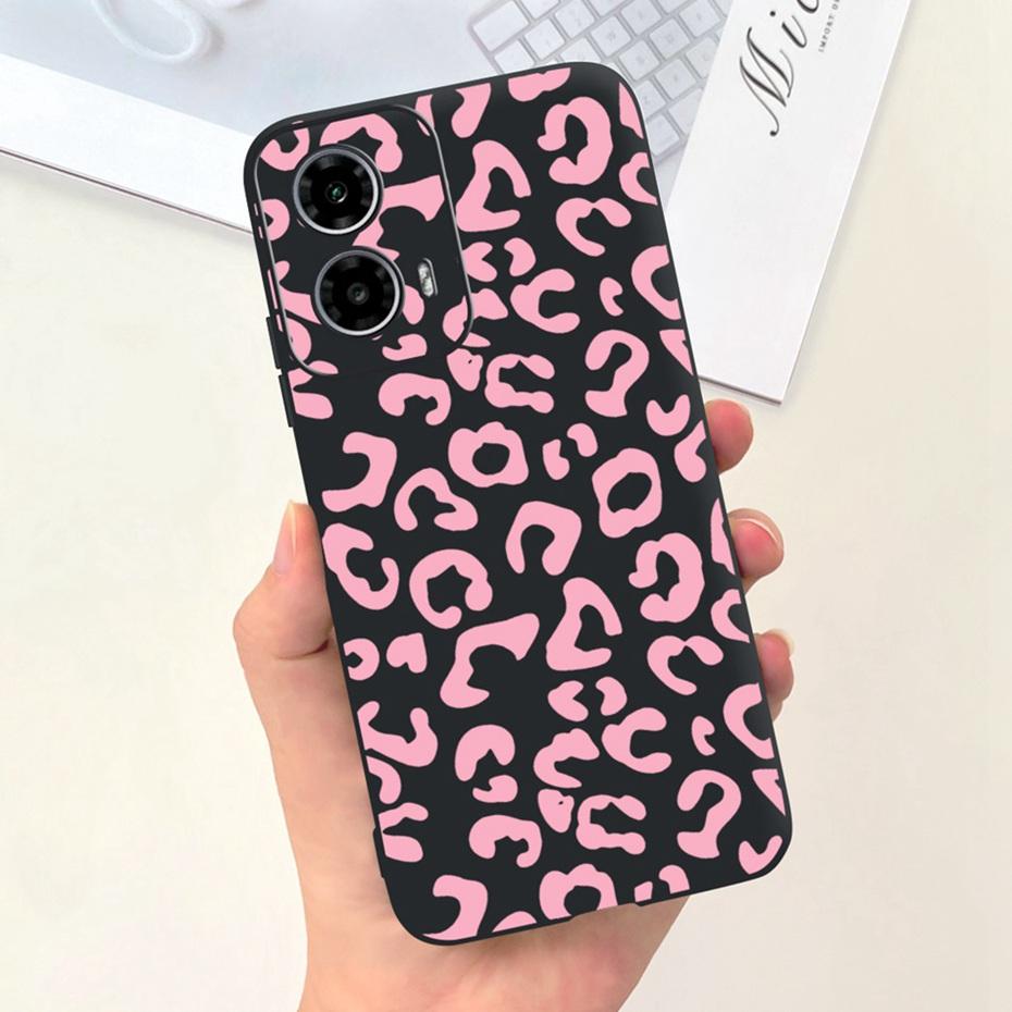 2024 New Fashion Case For Motorola Moto G24 G34 Black Silicon Soft Protective Back Cover For Moto G24 G34 4G 5G Phone Cases