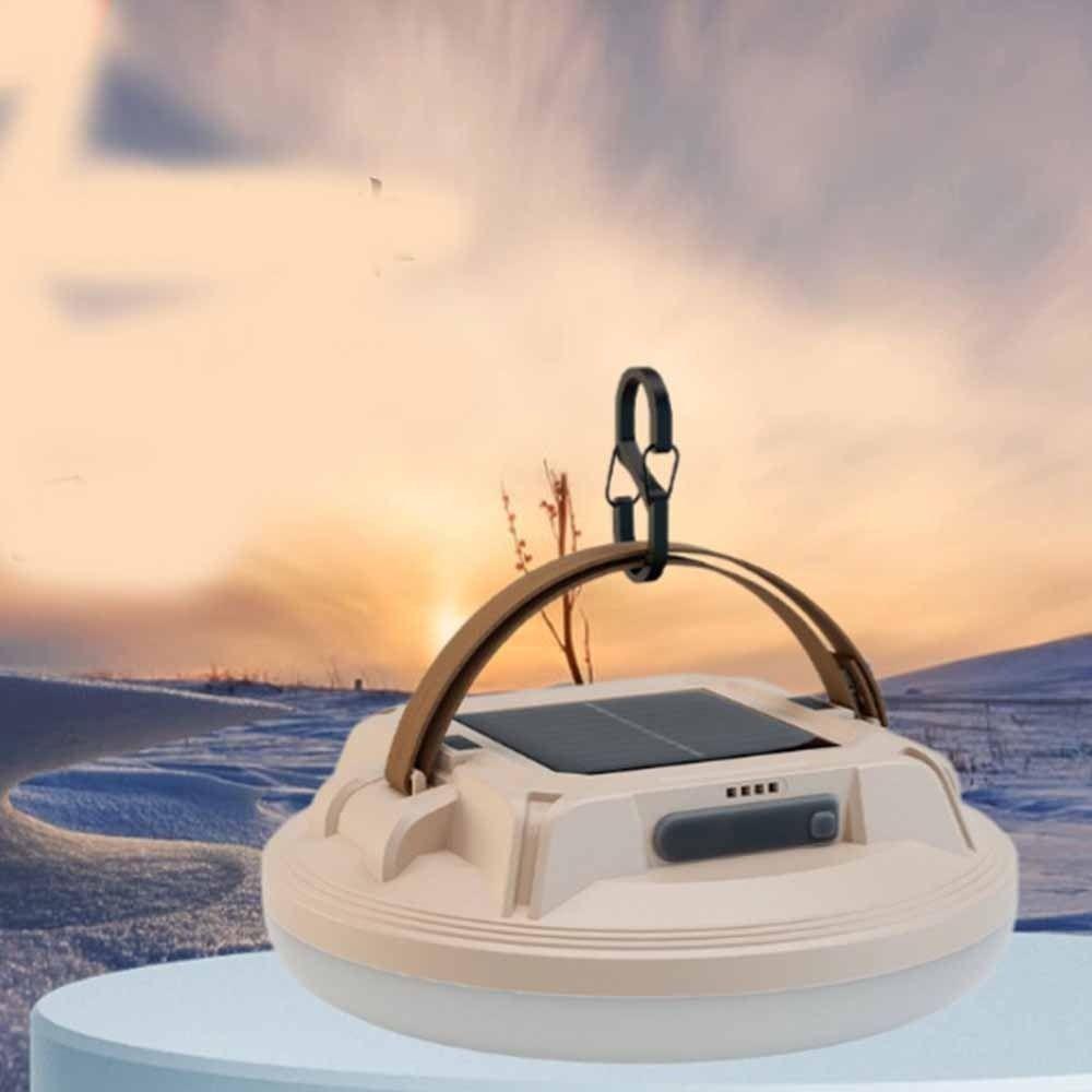 Hanging Hook Solar LED Camping Light Rechargeable Battery Working Repair Lamp  Tent Use