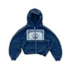Dollar rood nieuw hoodie herfst en winter Amerikaans retro gewassen lange mouwen hoodie trendy los casual top