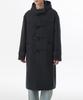Wool Blend Oversized Duffle Coat [Charcoal Grey]