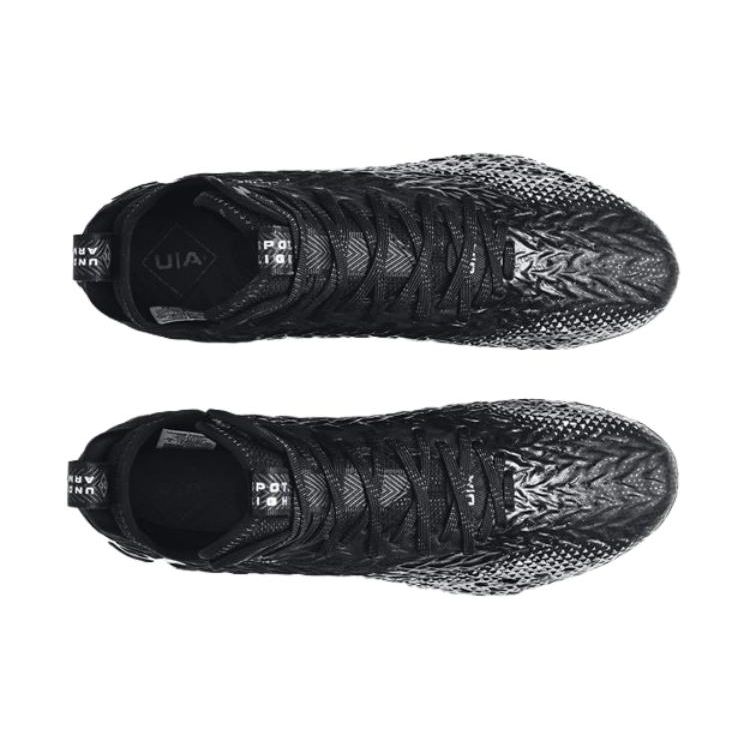 Under Armour Spotlight Clone 3.0 MC Pánské kopačky Černá/Metalická stříbrná 3026334-001
