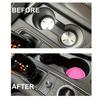 2PCS General Motors Water Cup Mat Interior Control Anti Slip Mat Multi Functional Car Cup Mat  Personalized Silicone Storage Mat
