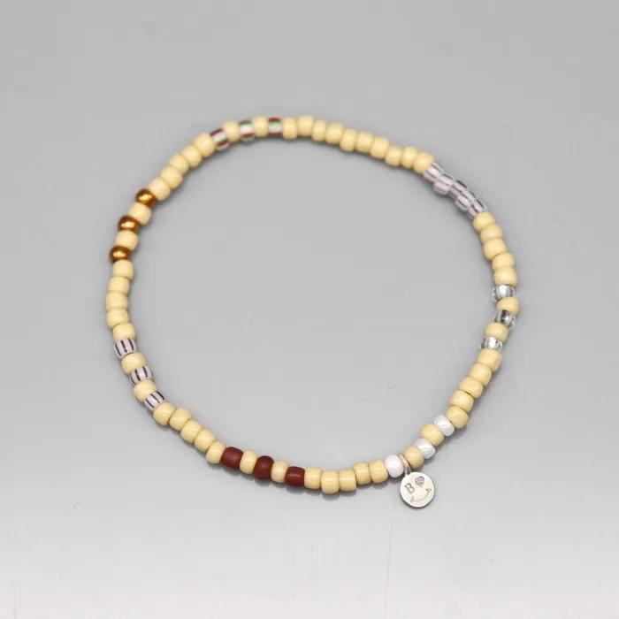 Bonbo Smile Mini Charm Color Mix Layered Bracelet