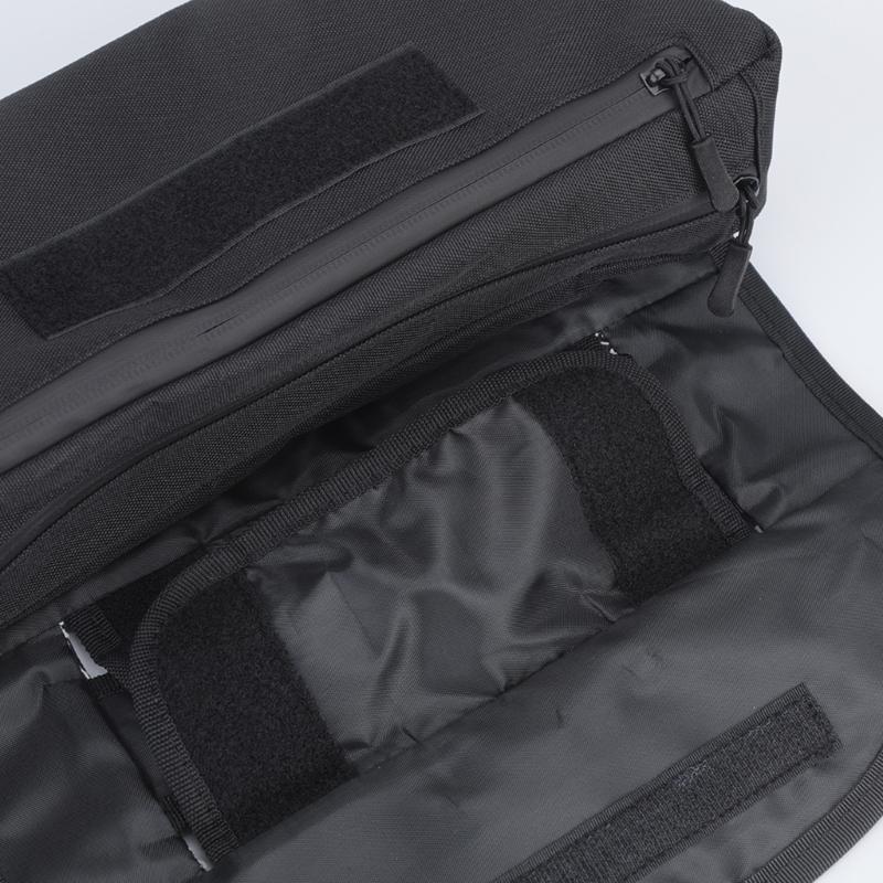 Clear Display Window Handlebar Bag for Motorcyclists, Soft Fabric Storage Pouch for Small Items, Route Checks, and Casual Short Trips