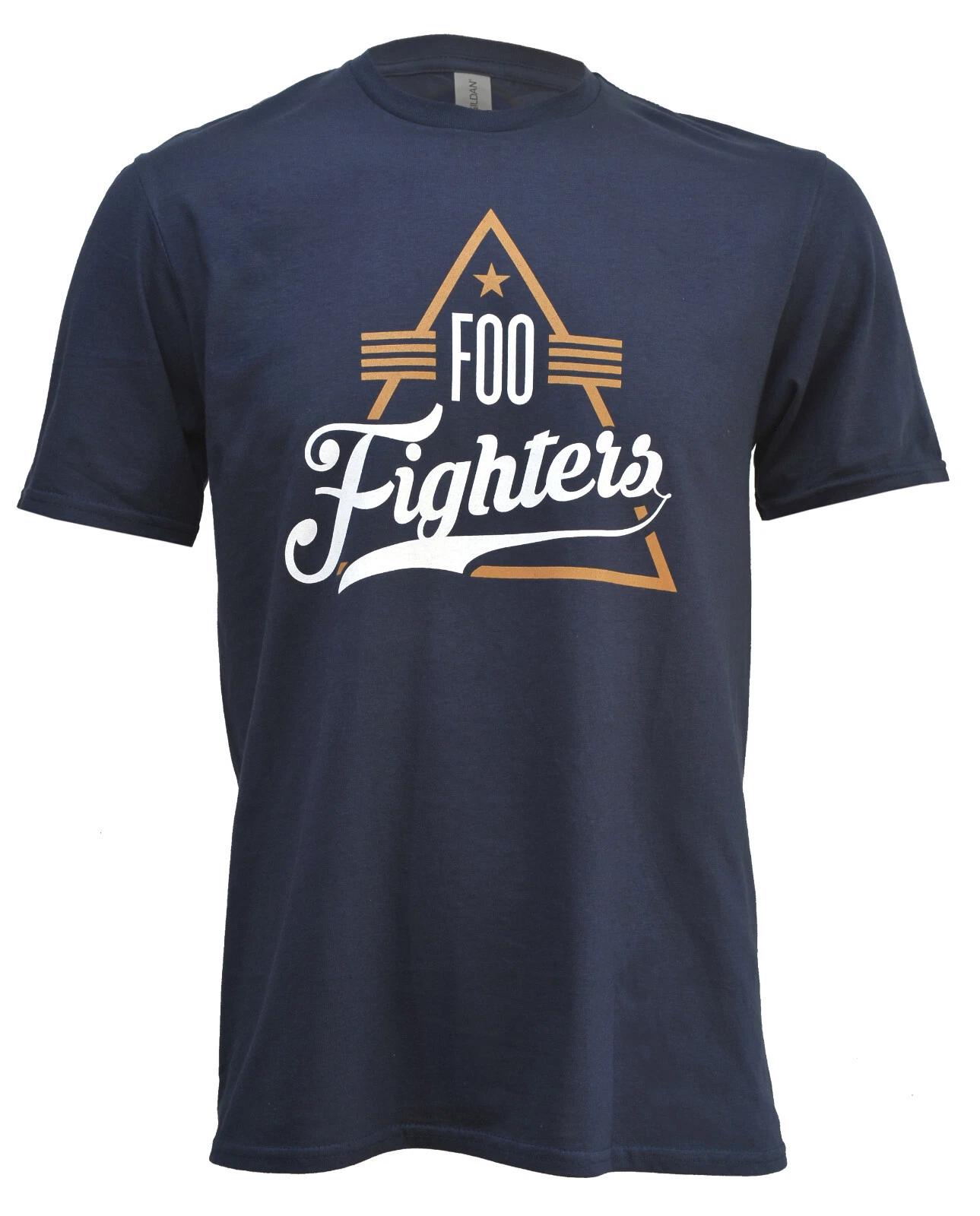 Foo Fighters Triangle Blue T Shirt Official New S M L XL XXL L
