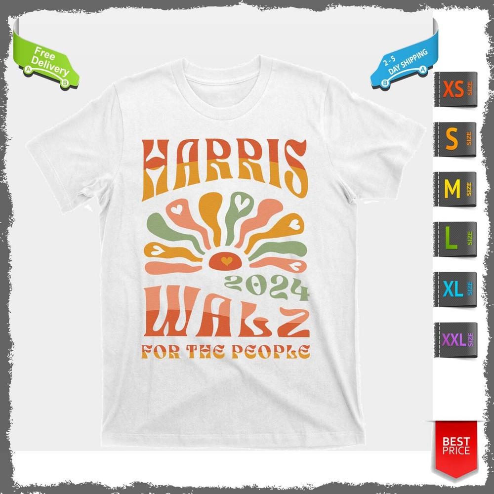 T Shirt Harris Walz 2024 Election President Kamala Harris Tim Waltz T-Shirt Unisex T-Shirt M