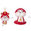 Cute Year of The Snake Plush Toy Soft Snake Animal Doll Snake Stuffed Plush Doll  Birthday Gifts