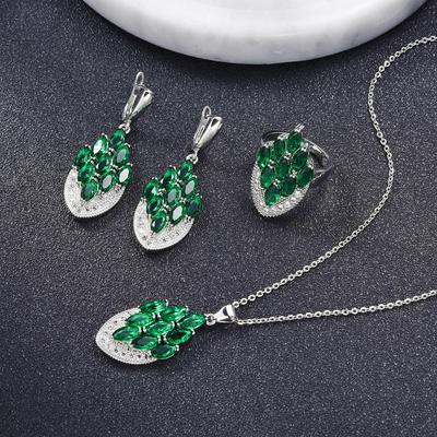 European and American Zircon Exquisite Luxury Peacock Jewelry Bride Wedding Accessories Photography Props Accessories