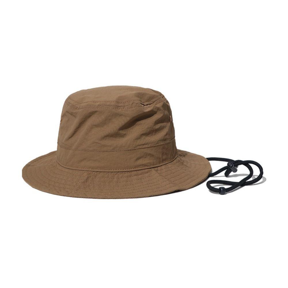 Breathable Camping Hiking Cap Sun Protection Outdoor Sun Hat Men's Fisherman Hat  Four Seasons
