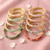 Traditional Vintage Cloisonne Bangle Enamel Women's Hand Bracelet Gifts for Women Girl