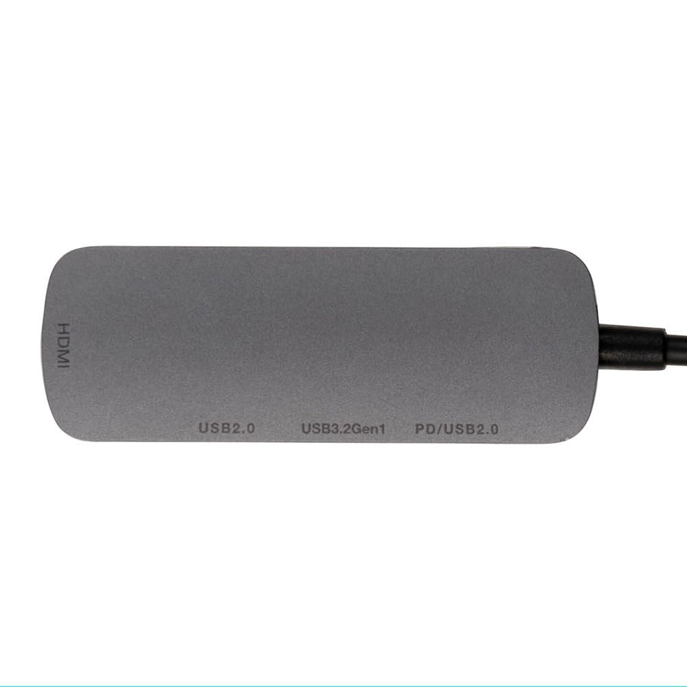 Digio2 PD Compatible Type-C Compact Docking Station, Gray, Z0160