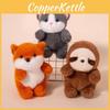 Fox Cute Stuffed Animal Toy Short Plush Material Children Bedroom Doll Gift