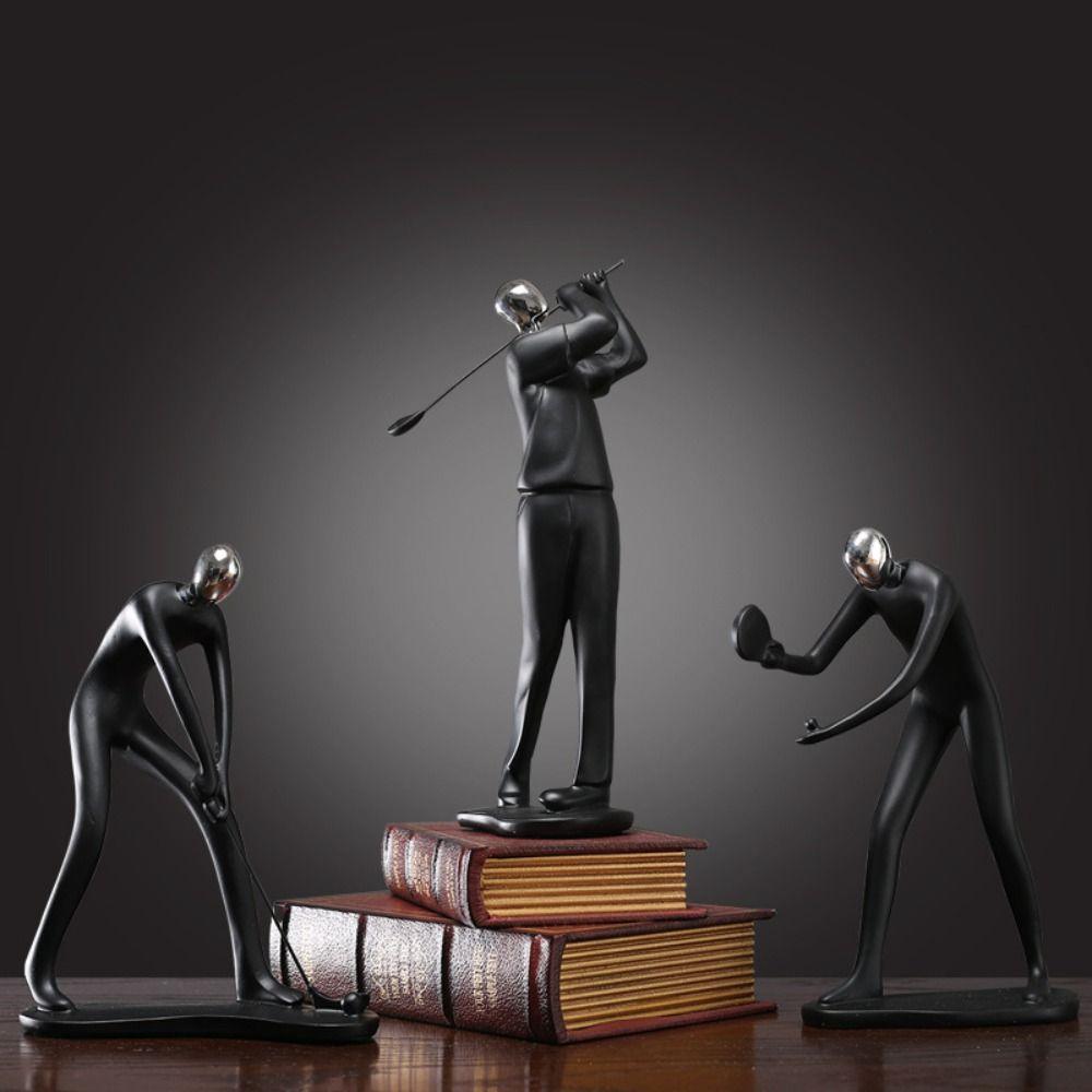 Home Decor Artwork Figure Sculpture Resin Crafts Character Ornaments Sports Figure Sculpture
