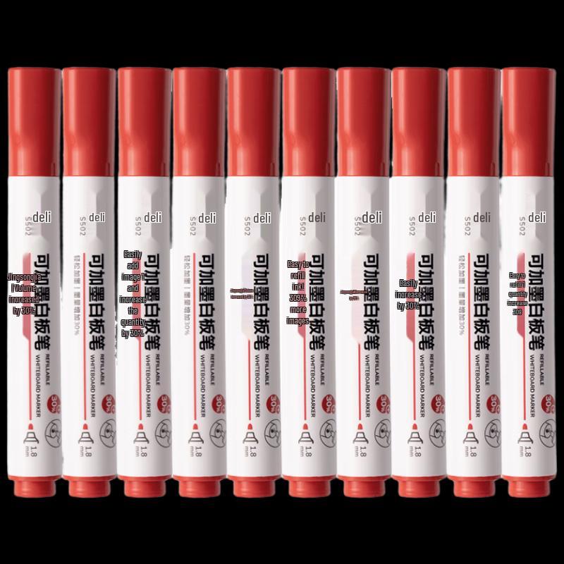 Deli S502 Refillable Whiteboard Marker