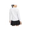 Nike Dri-Fit Solid Logo Stand Collar Long Sleeve Jacket Women Jackets White DX1492-100