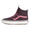 Vans Sk8-Hi Comfortable Versatile Waterproof Supportive Warm High-Top Outdoor Functional Shoes Unisex Shoes Dark-Red VN000DAQ02Y