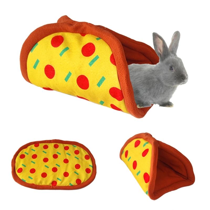 Pet Cage Warm Bed Play Tube Hideaways Tunnel Small Animal Bed Ferrets Sleeping Bed GuineaPigs Small Pet Cage Decors