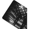 Retro Cowboy Grey Black American Flag Aluminum License Plate 6 X 12 Inch Metal Car Front License Plate Cover Car Decor Accessory Novelty Vanity