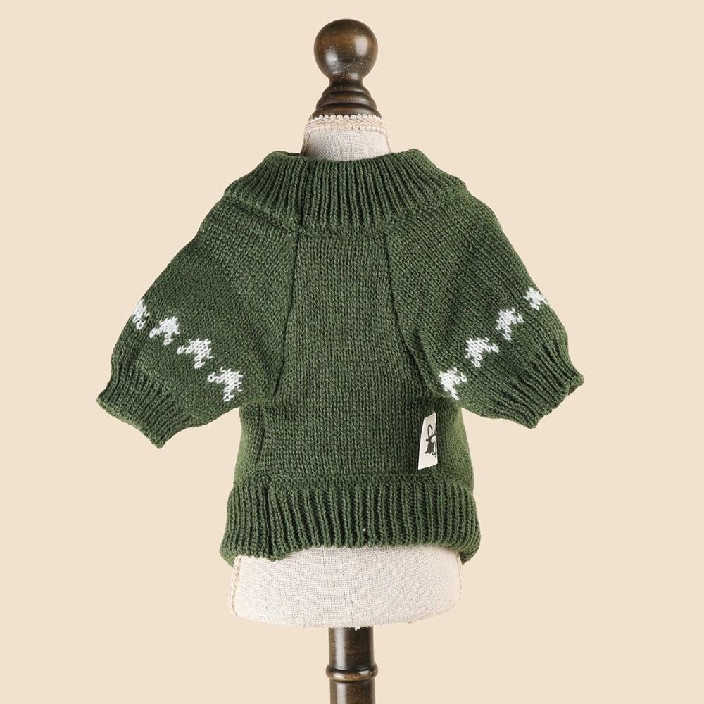 Pet Outfits Pet Sweater keep warm Knit Puppy Pullovers Cute Winter Dog Clothes  Dog
