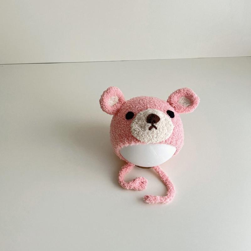 2023 NEU Mütze Babymütze Niedliche Bärenhaube Mode Winter Warme Mütze für Baby Kinder Neugeborenen Junge Mädchen 5-36 Monate