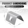Rain Guards for Car Windows Clips 12PCS,Wind & Rain Resistant Car Window Wind Deflectors Clips Stainless Steel,Rains Deflectors for Cars Windows Clip