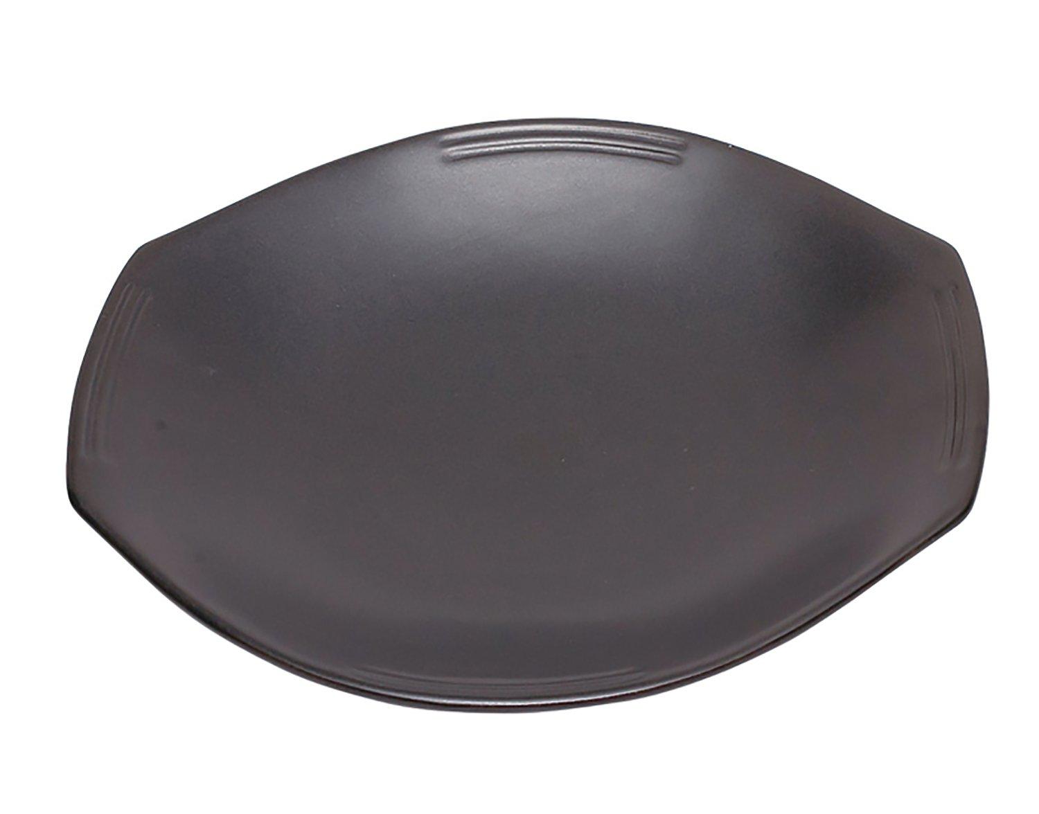 

Banko ware open fire grilled ceramic plate 10-713
