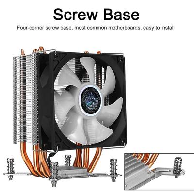 2200RPM 22dBA 4 Copper Heatpipe for Aurora Light Cooling Fan with RGB for Intel LGA 2011 CPU Cooler Heatsink Radiator New CPU Cooler