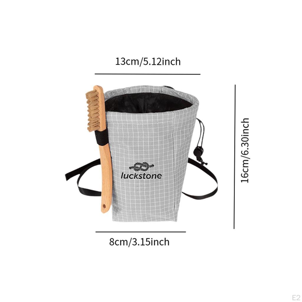Chalk Bag for Rock Climbing Gym Gear Pouch Storage Bouldering Camping