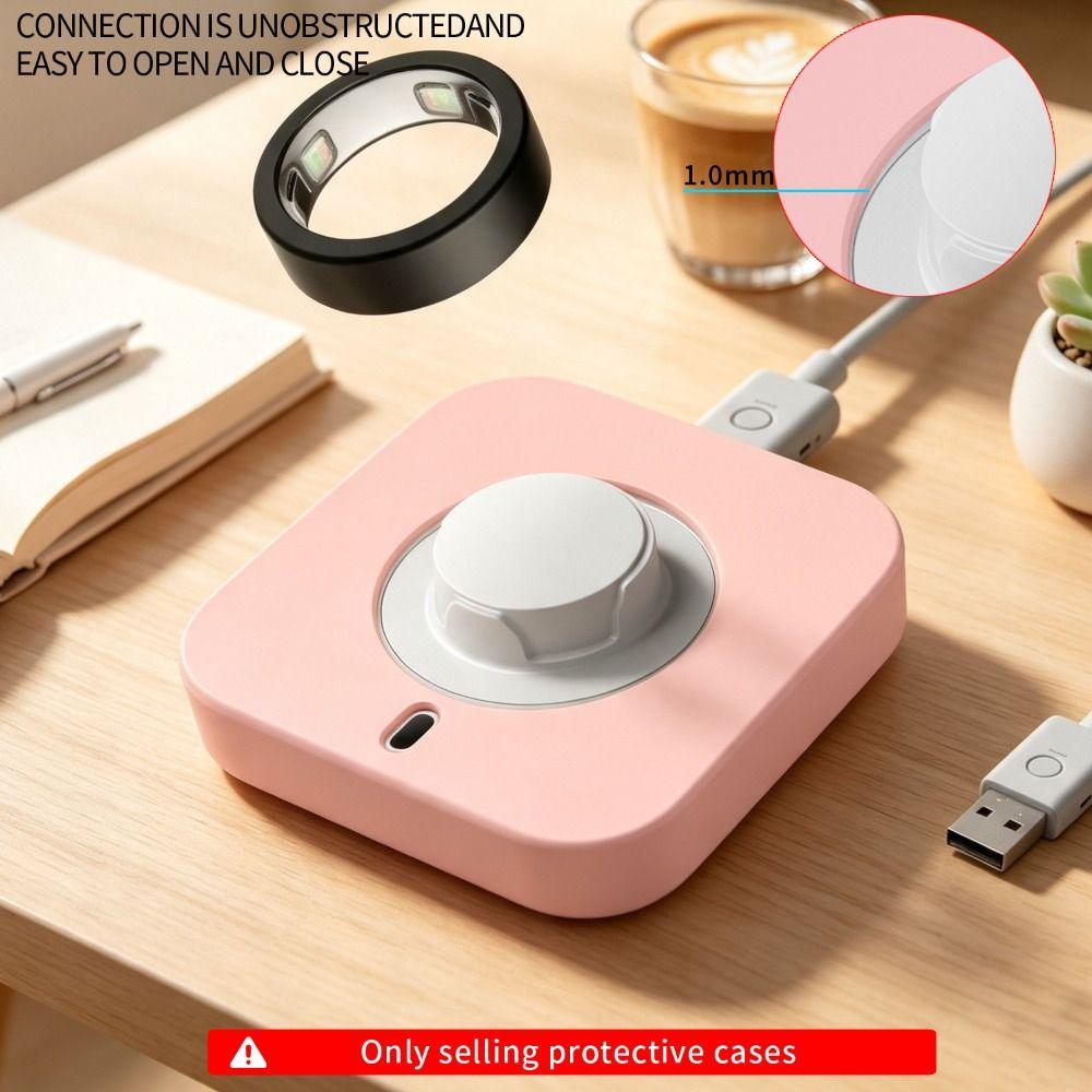 Silicone Charging Dock Protective Case for Oura Ring 4/5 Smart Ring Accessories