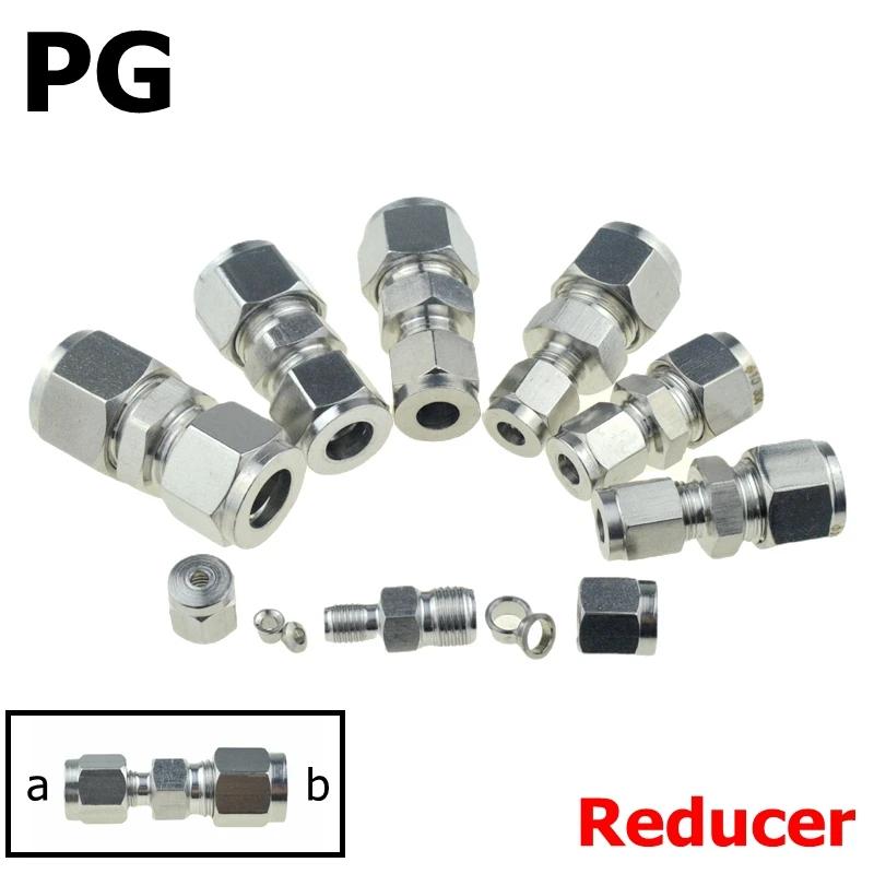 

SUS 304 компрессионный фитинг для труб 6 мм 8 10 12 мм переходной адаптер 1/4 1/2 труба соединительная муфта из нержавеющей стали YDF-LOK 10mm-12mm (a - b)