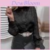 Pure Color Lace Vneck Cardigan For Women With Long Sleeves And Slim Fit Design