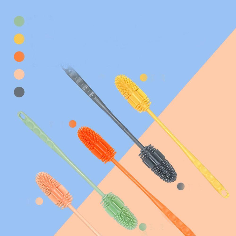 Cleaning Supplies Silicone Cup Brush Long Handle Portable Bottle Cleaning Brush Multipurpose Cup Scrubber Water Bottle