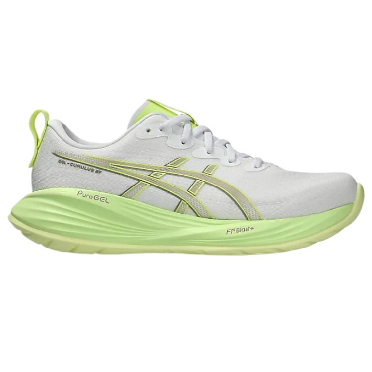 Asics Gel-Cumulus 27 Fashion Comfortable Trendy Minimalist Cushioning Low-Top Running Shoes Women sneaker Gray Green 1012B772-102