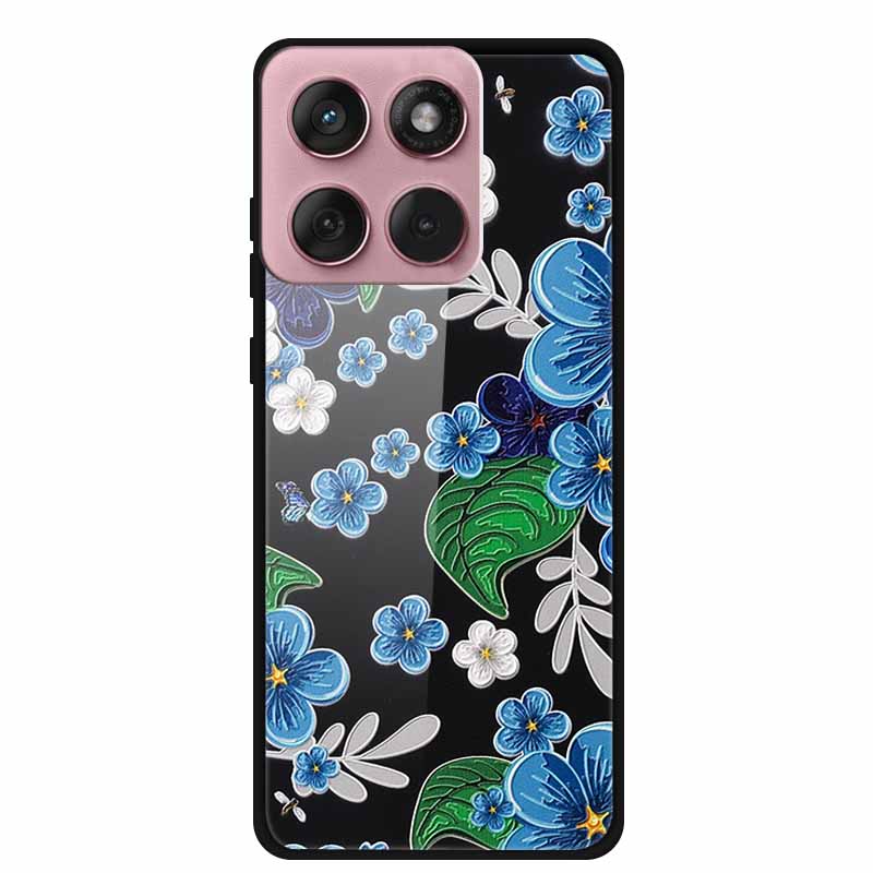 

Glass Case For Motorola Edge 60 60s 5G Case 6.67 Hard Tempered Glass Back Covers Soft Bumper For Motorola Edge 60 Fusion Fundas Moto Edge 60s 5G