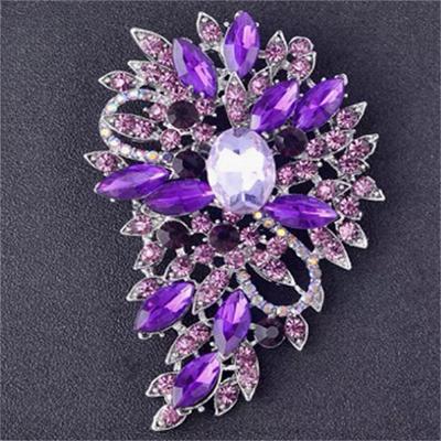 Kristal Trend Broş Mizaç Rhinestone Su Damlası Korsaj Kadın Giyim Aksesuarları Hediyeler