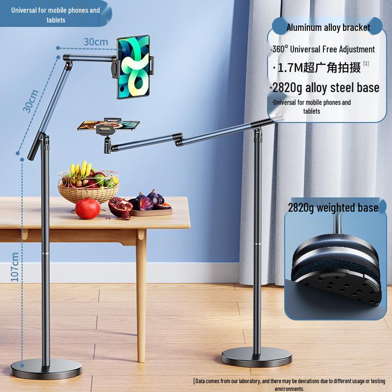 Verstellbarer Multifunktions-Auslegerarm-Ständer für Handys & Tablets - Ideal für Desktop-Videoaufnahmen und Live-Übertragungen