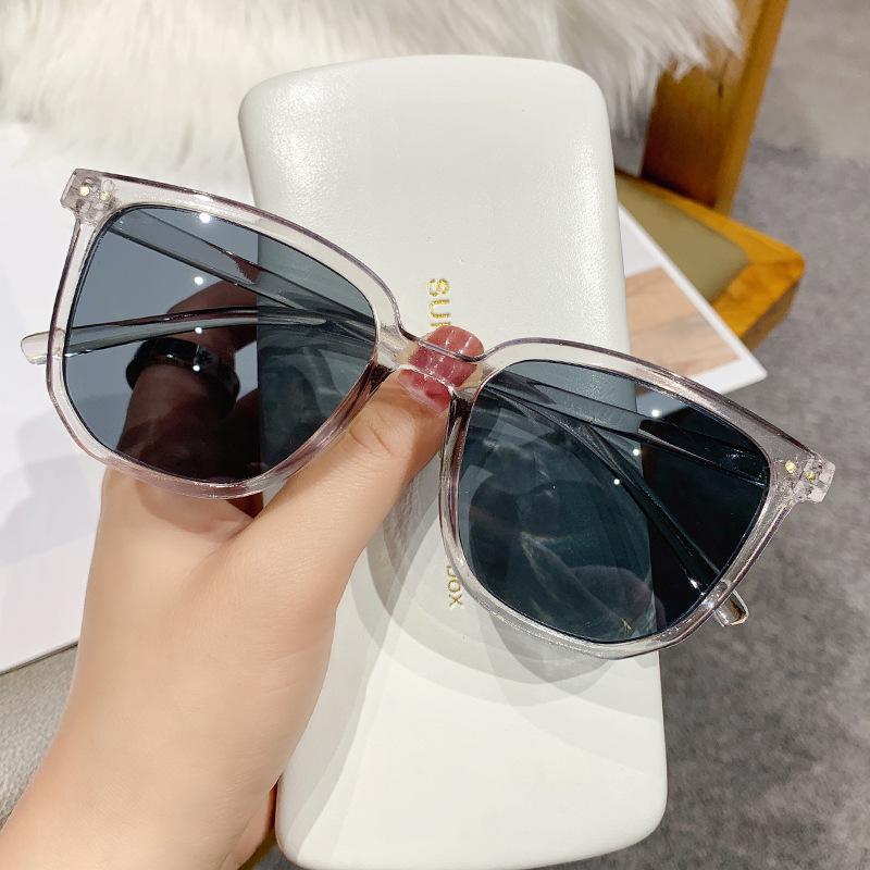 Ochelari de Soare Polarizați Femei Pătrați Vintage Transparenti Ochelari de Soare Bărbați Modă Cadru Gradient Ochelari UV400 Ochelari de Condus Auto